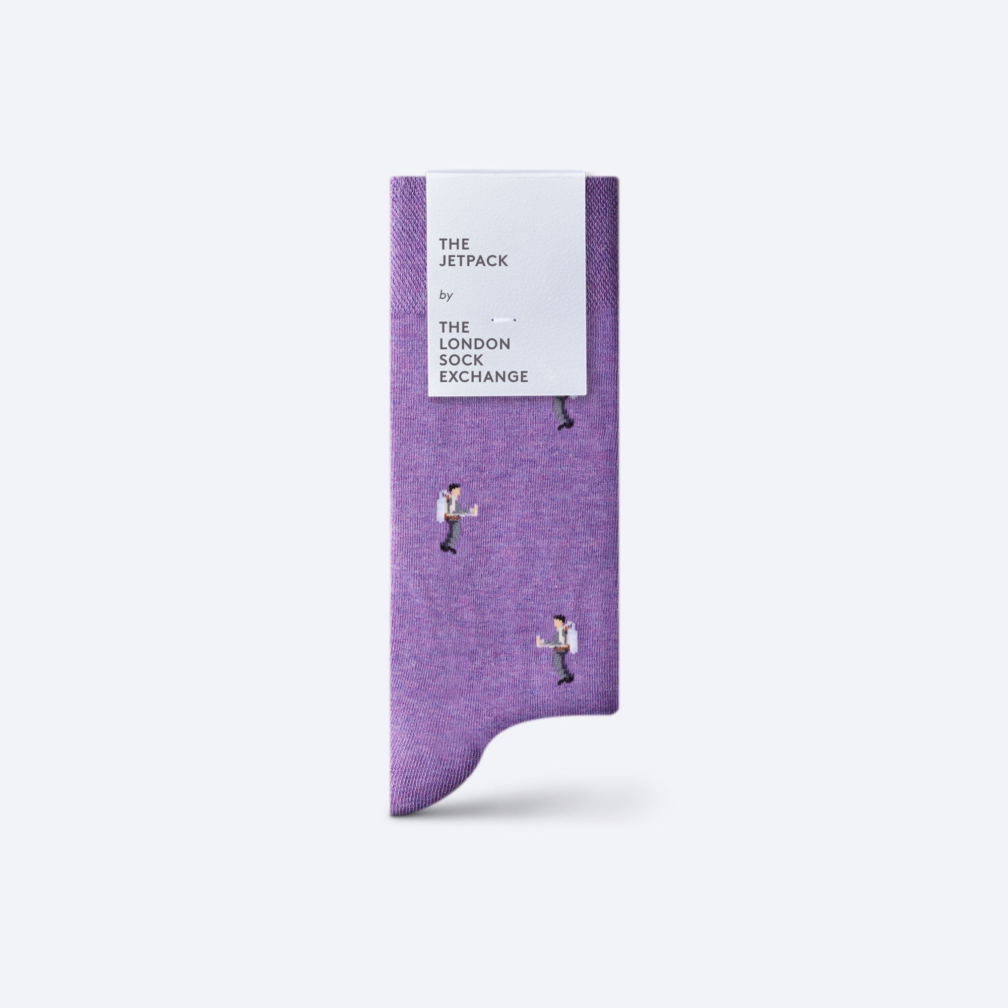 "The Violet Jetpack" James Bond Socks - By The London Sock Exchange