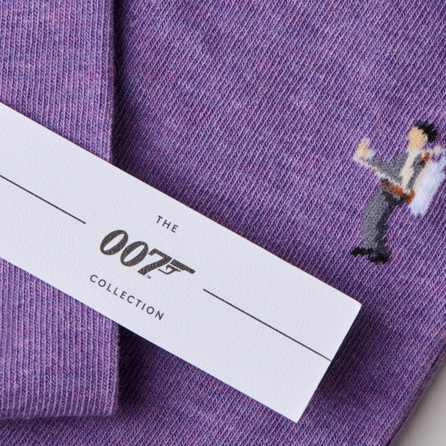 "The Violet Jetpack" James Bond Socks - By The London Sock Exchange