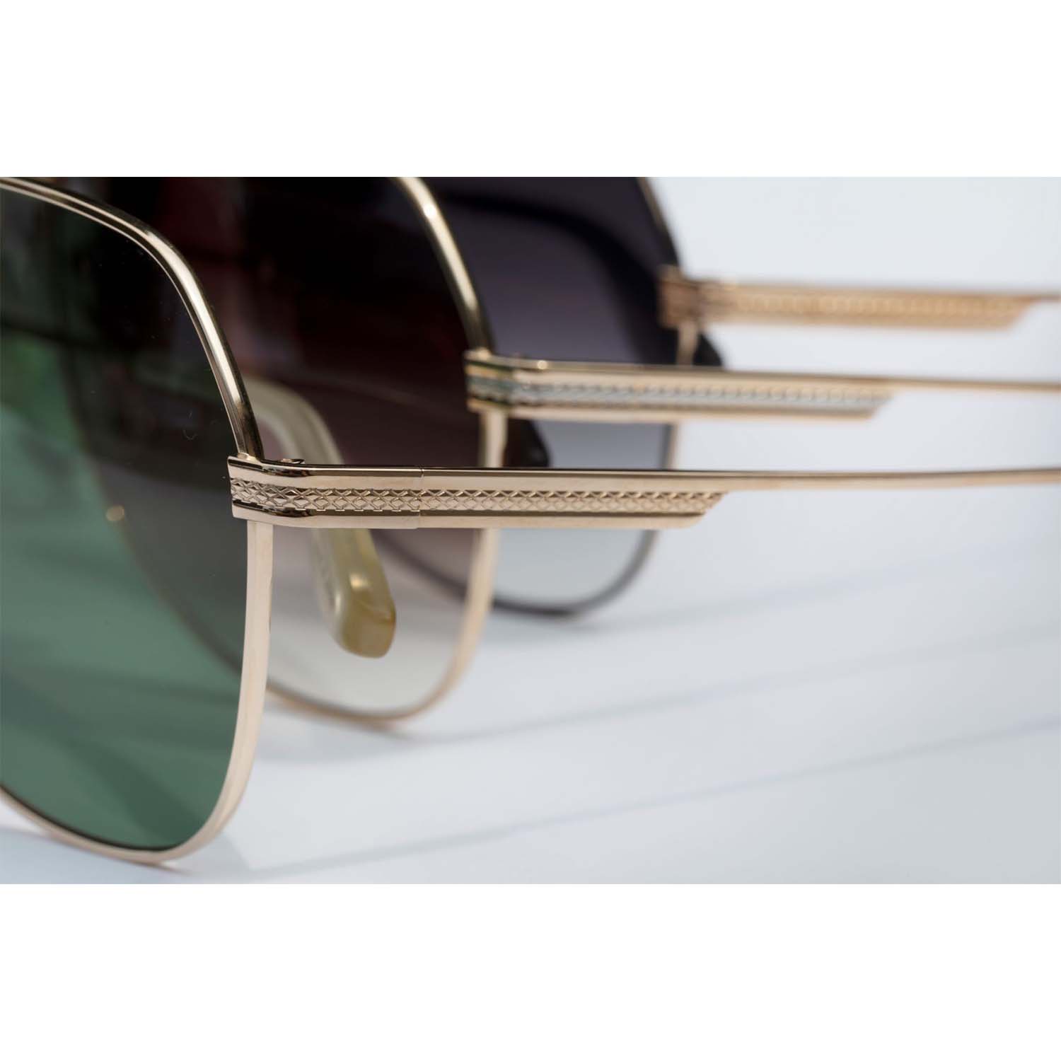 James Bond Avtak Sunglasses - Black/Noir - By Barton Perreira