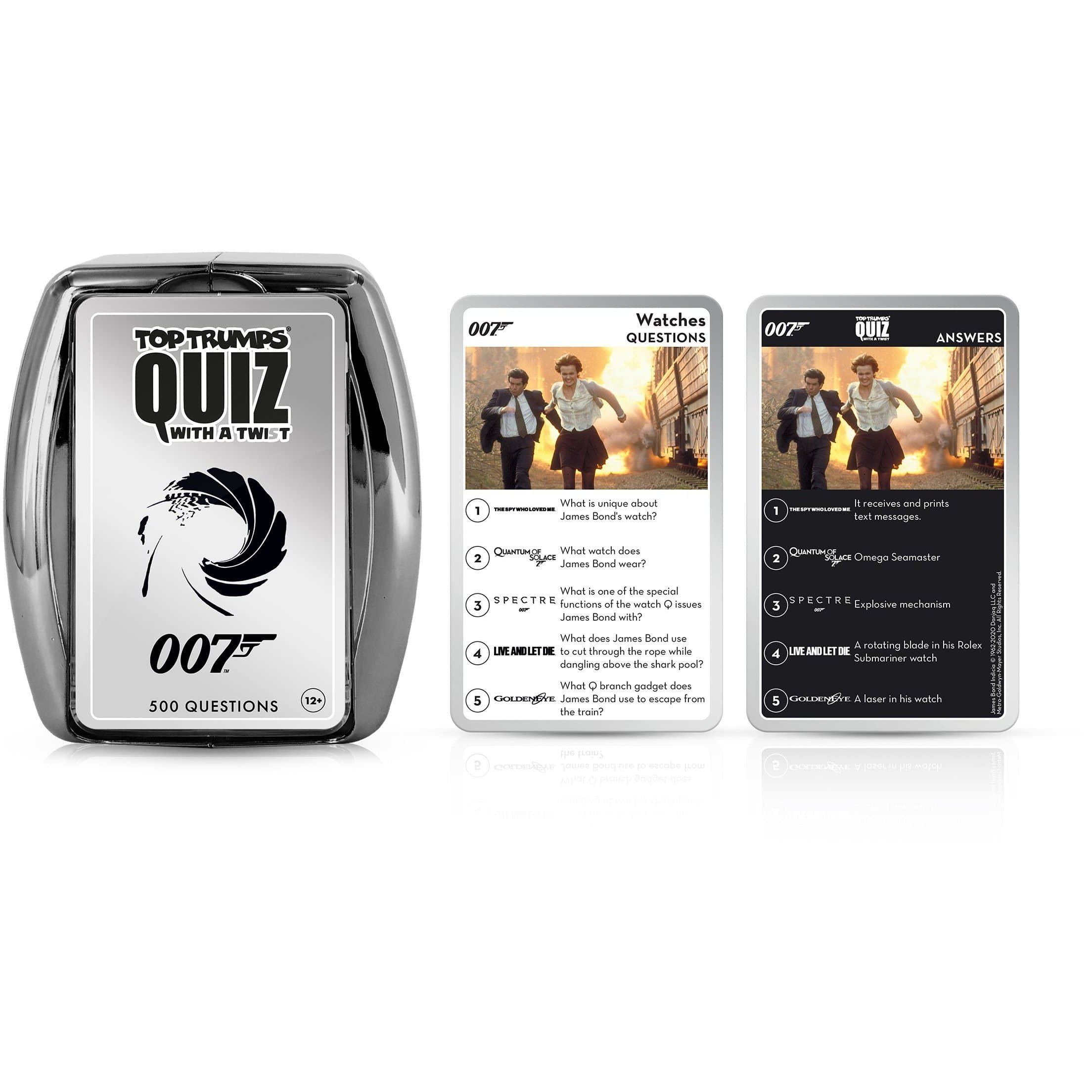 007 James Bond Top Trumps Quiz - No Time To Die Edition