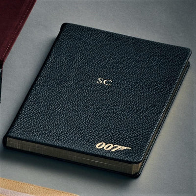 James Bond 007 Personalised Leather A5 Notebook (3 Colours)