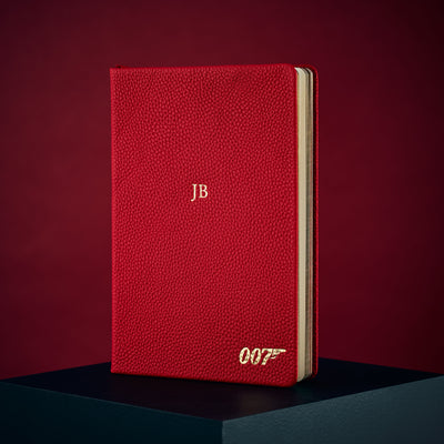 James Bond 007 Personalised Leather A4 Notebook (3 Colours)