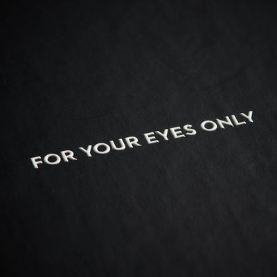 James Bond For Your Eyes Only Notebook