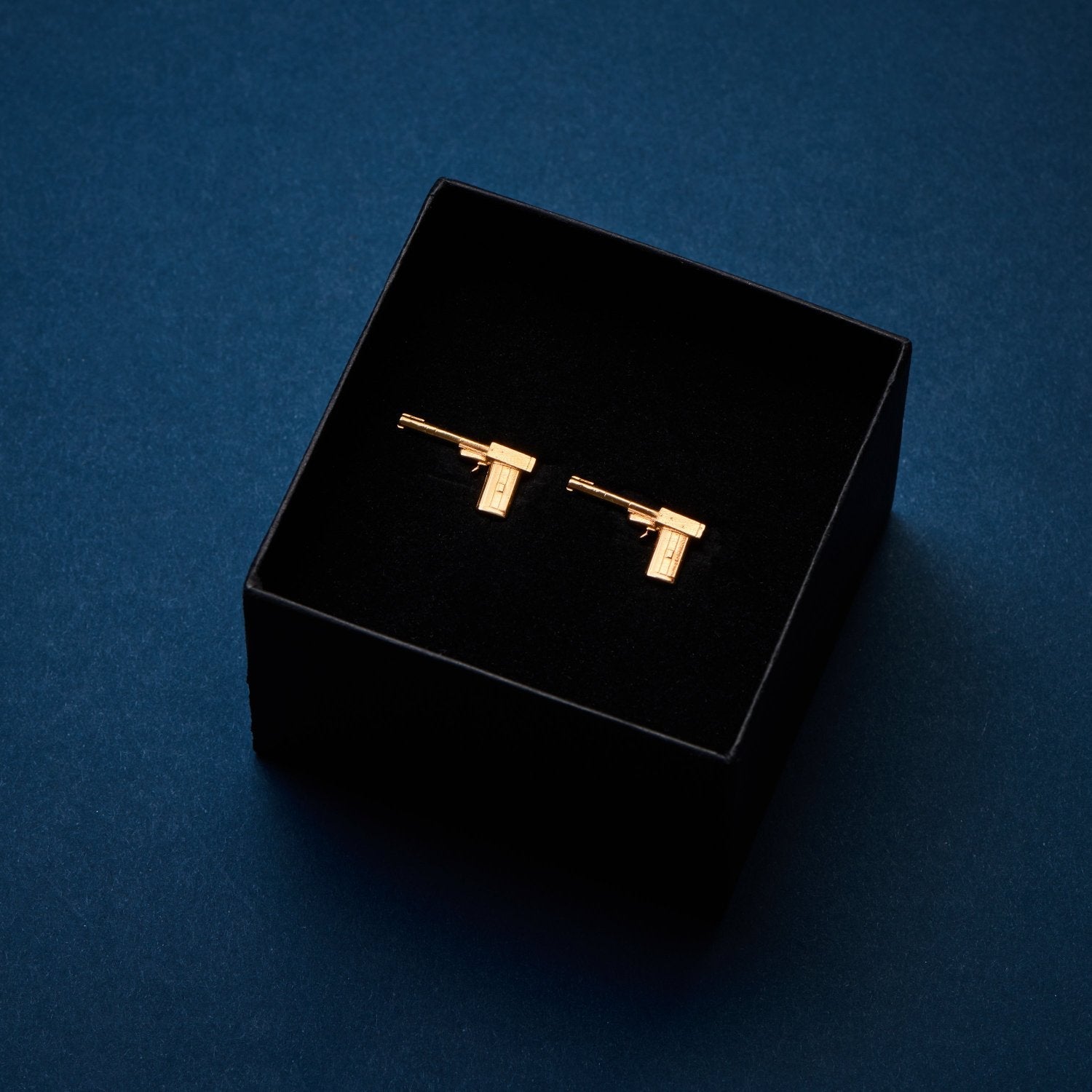 James Bond 18ct Gold Golden Gun Cufflinks