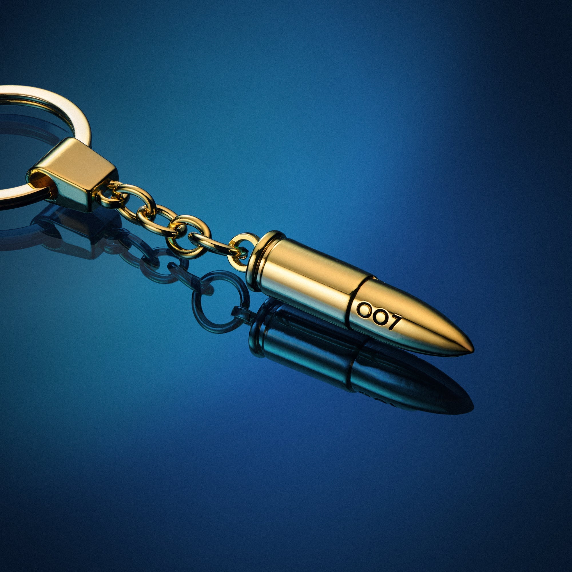 James Bond Golden Bullet Keyring - The Man With The Golden Gun Edition