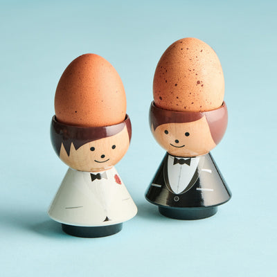 The James Egg Cup - White Dinner Jacket Edition (Outlet Item)