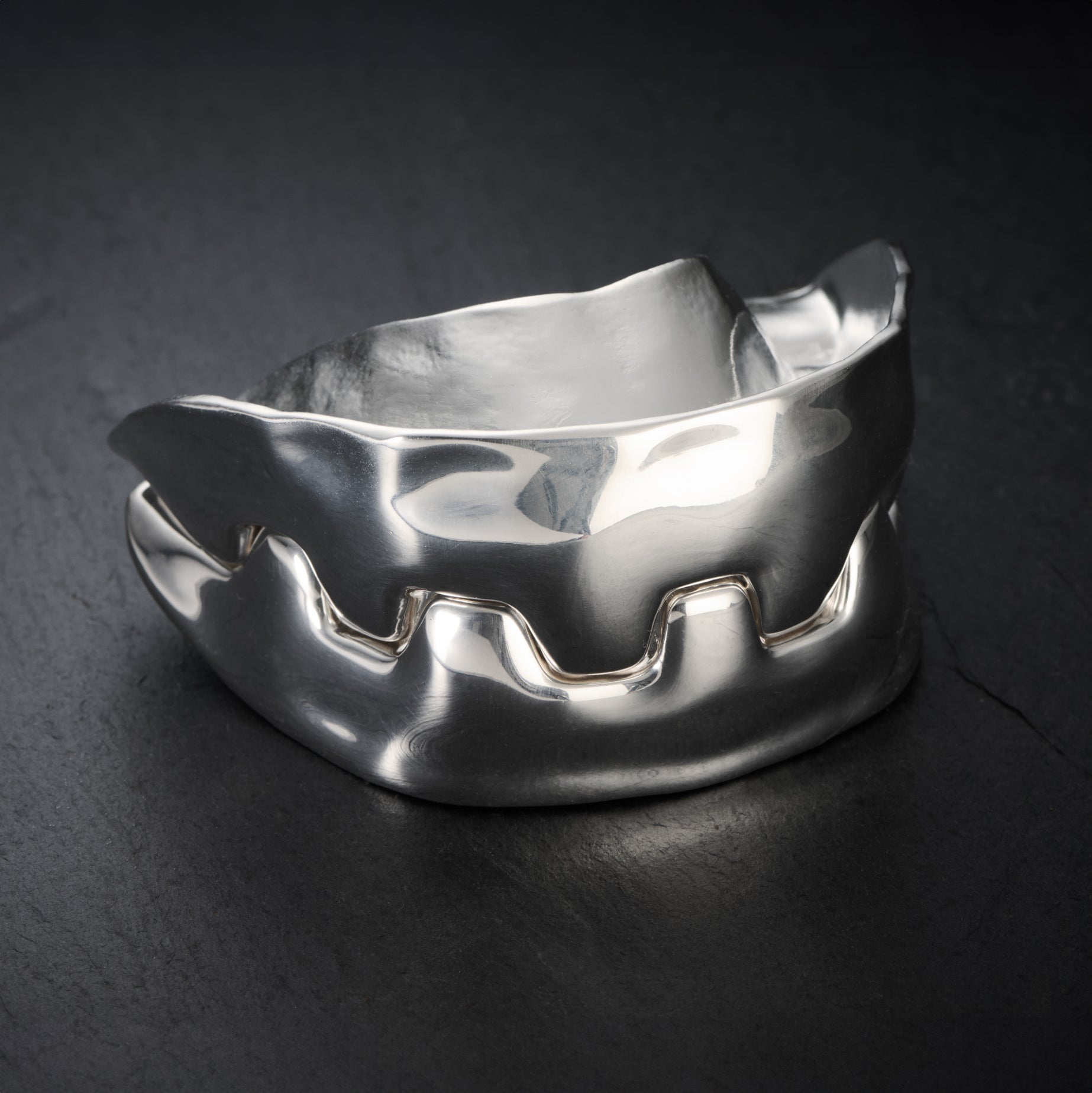 James Bond Jaws Teeth Silver-plated Paperweight - Numbered Edition