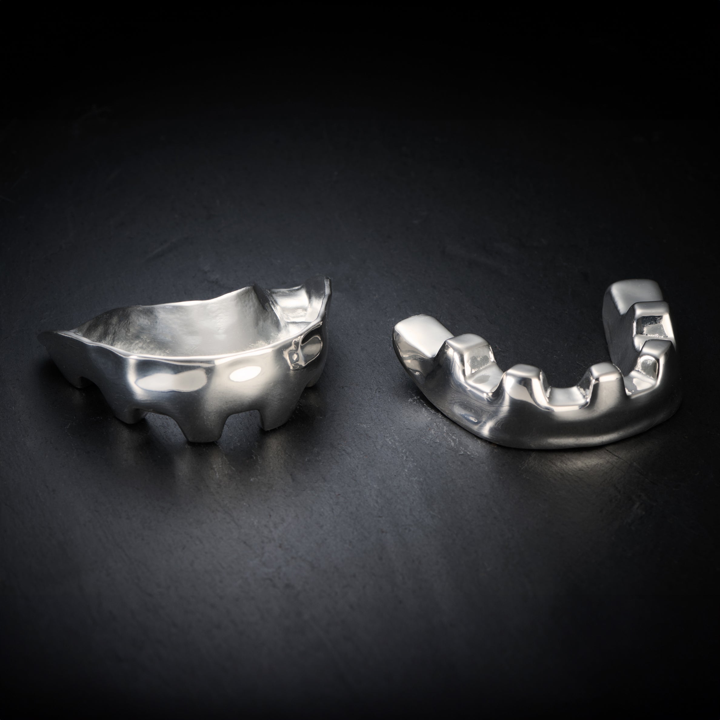 James Bond Jaws Teeth Silver-plated Paperweight - Numbered Edition