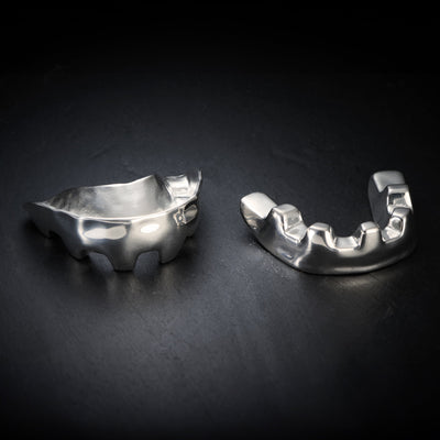 James Bond Jaws Teeth Silver-plated Paperweight - Numbered Edition