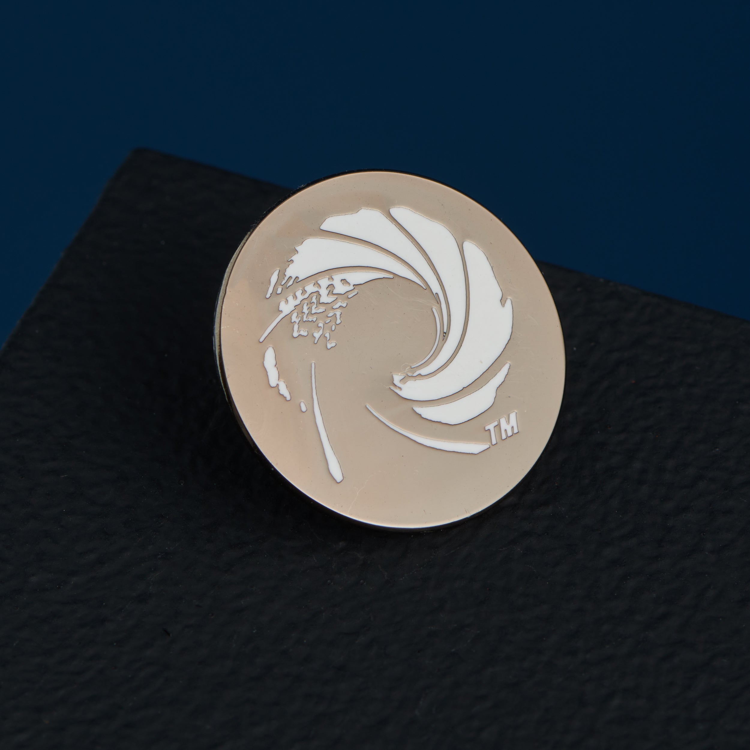 James Bond Gun Barrel Pin Badge