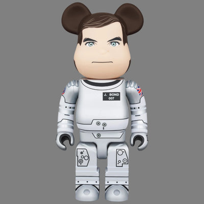 James Bond Be@rbrick 100% & 400% Figure Set - Moonraker Edition – By Medicom Toy (Outlet Item)