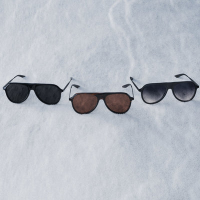 James Bond 007 Vedretta Sunglasses - Black / Black Satin / Noir Edition - By Barton Perreira (Pre-order)