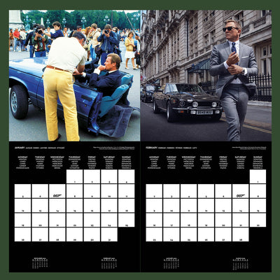 James Bond 2026 Wall Calendar (Outlet Item)