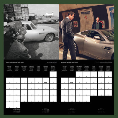 James Bond 2026 Wall Calendar (Outlet Item)