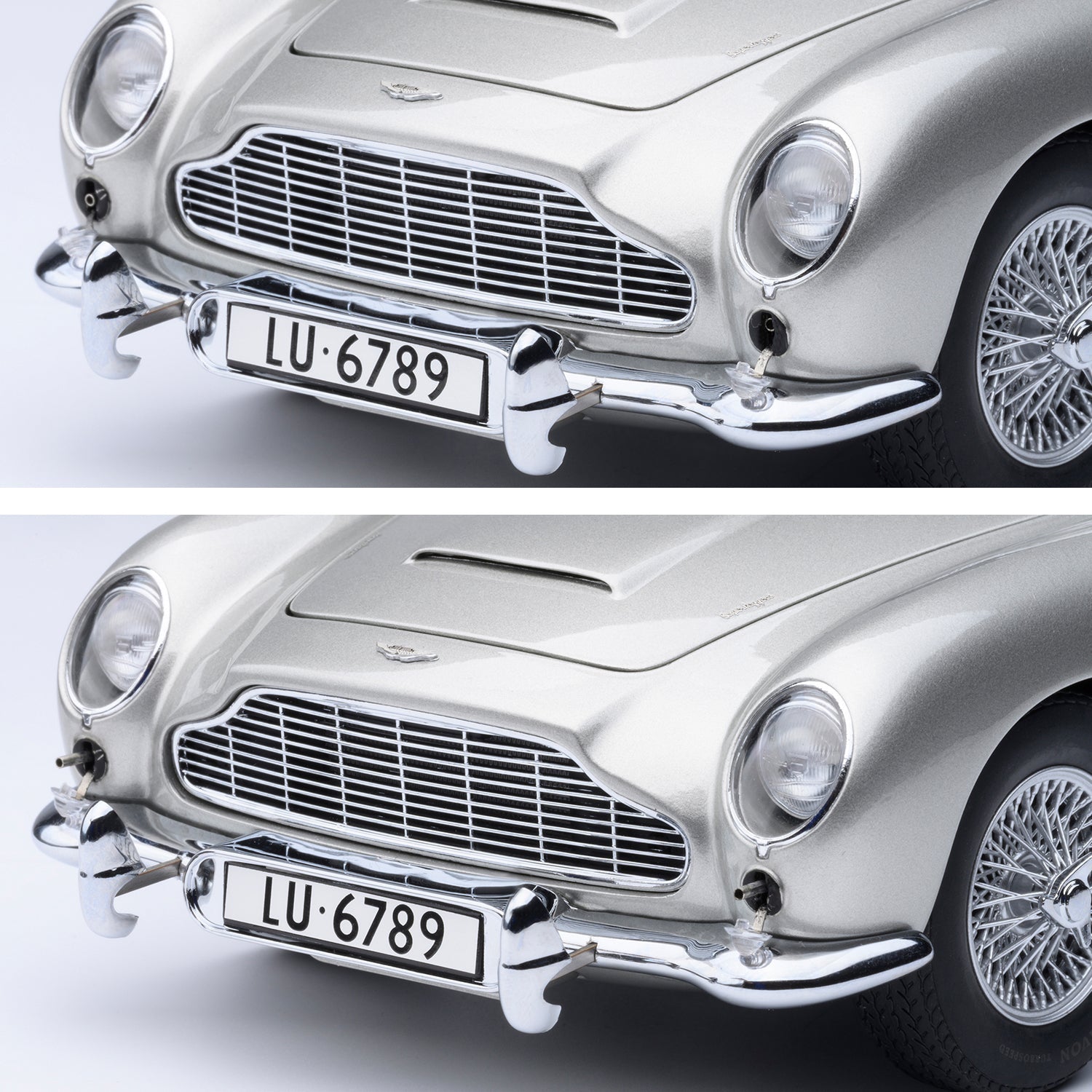 James Bond Aston Martin DB5 Model Car - Goldfinger Edition - By AUTOart