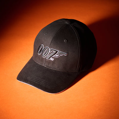 James Bond 007 Two-Tone Embroidered Baseball Cap - Black