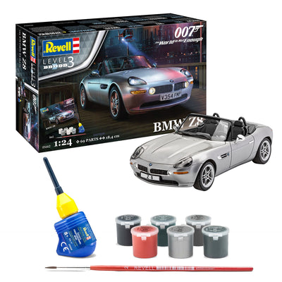 James Bond BMW Z8 Model Car Kit - The World Is Not Enough Edition - By Revell