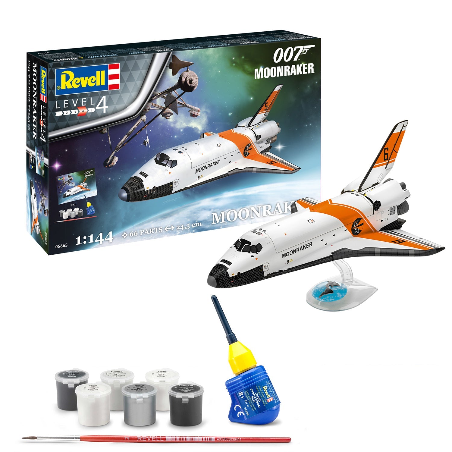 James Bond Space Shuttle Model Kit - Moonraker Edition - By Revell