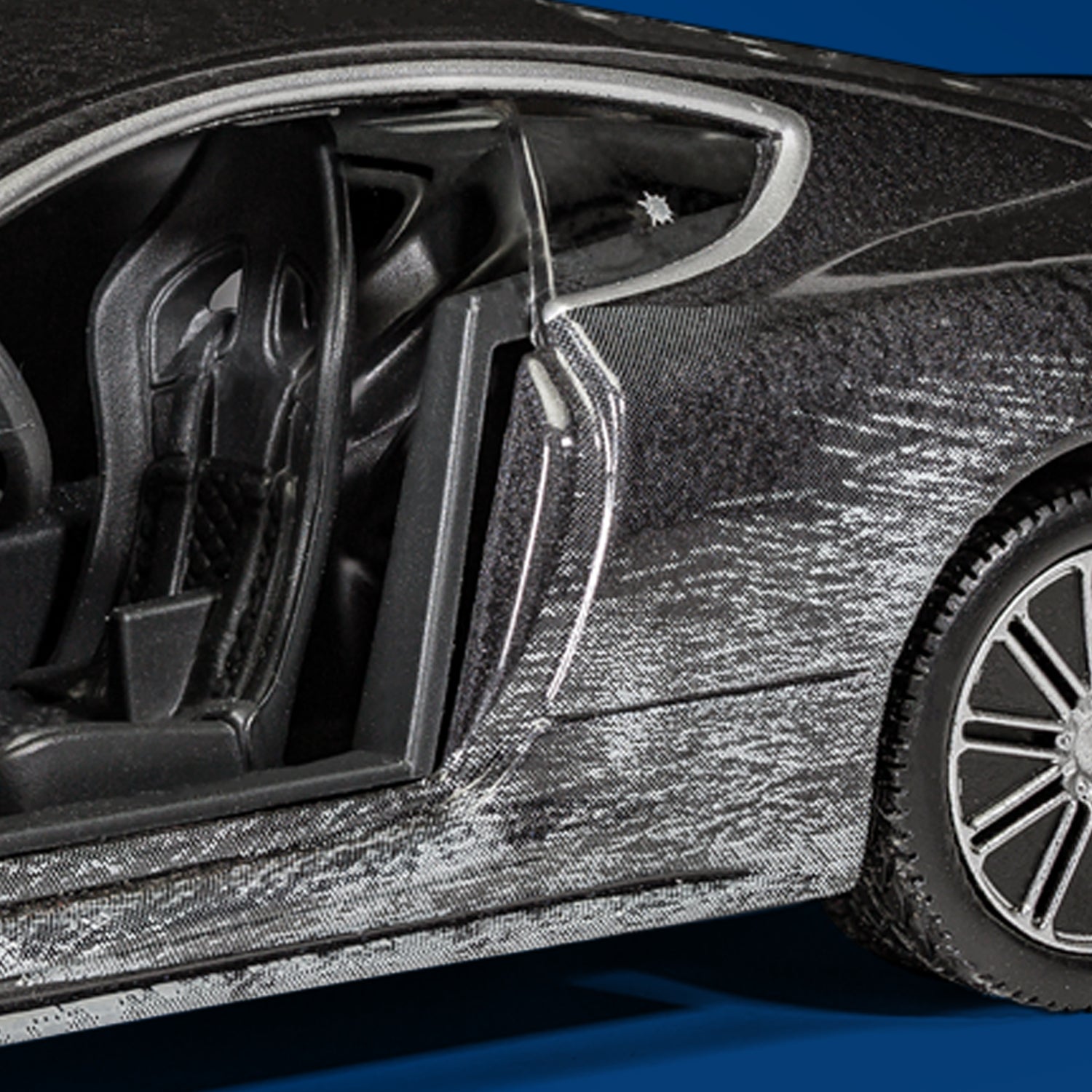 James Bond Damaged Aston Martin DBS Model Car - Quantum Of Solace Edition - By Corgi