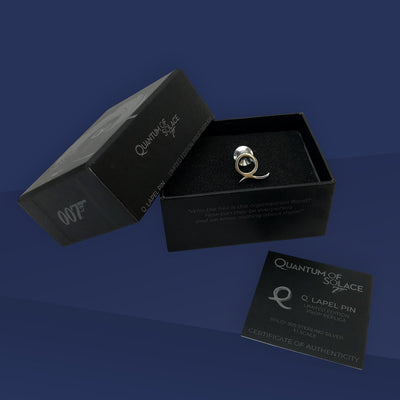James Bond Quantum Sterling Silver Lapel Pin Prop Replica