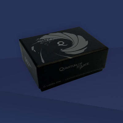 James Bond Quantum Sterling Silver Lapel Pin Prop Replica