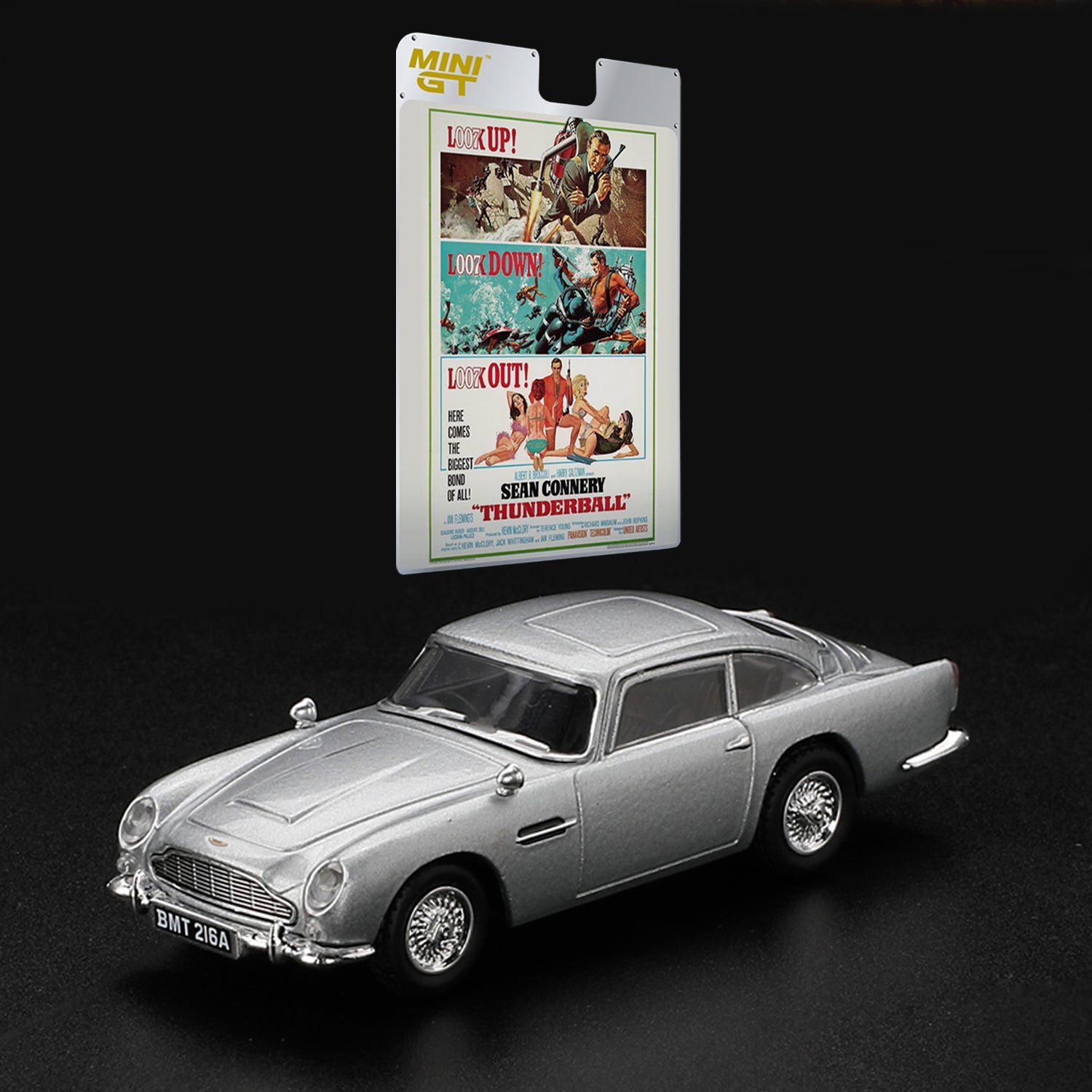 James Bond Aston Martin DB5 Model Car - Thunderball Edition - By MINI GT