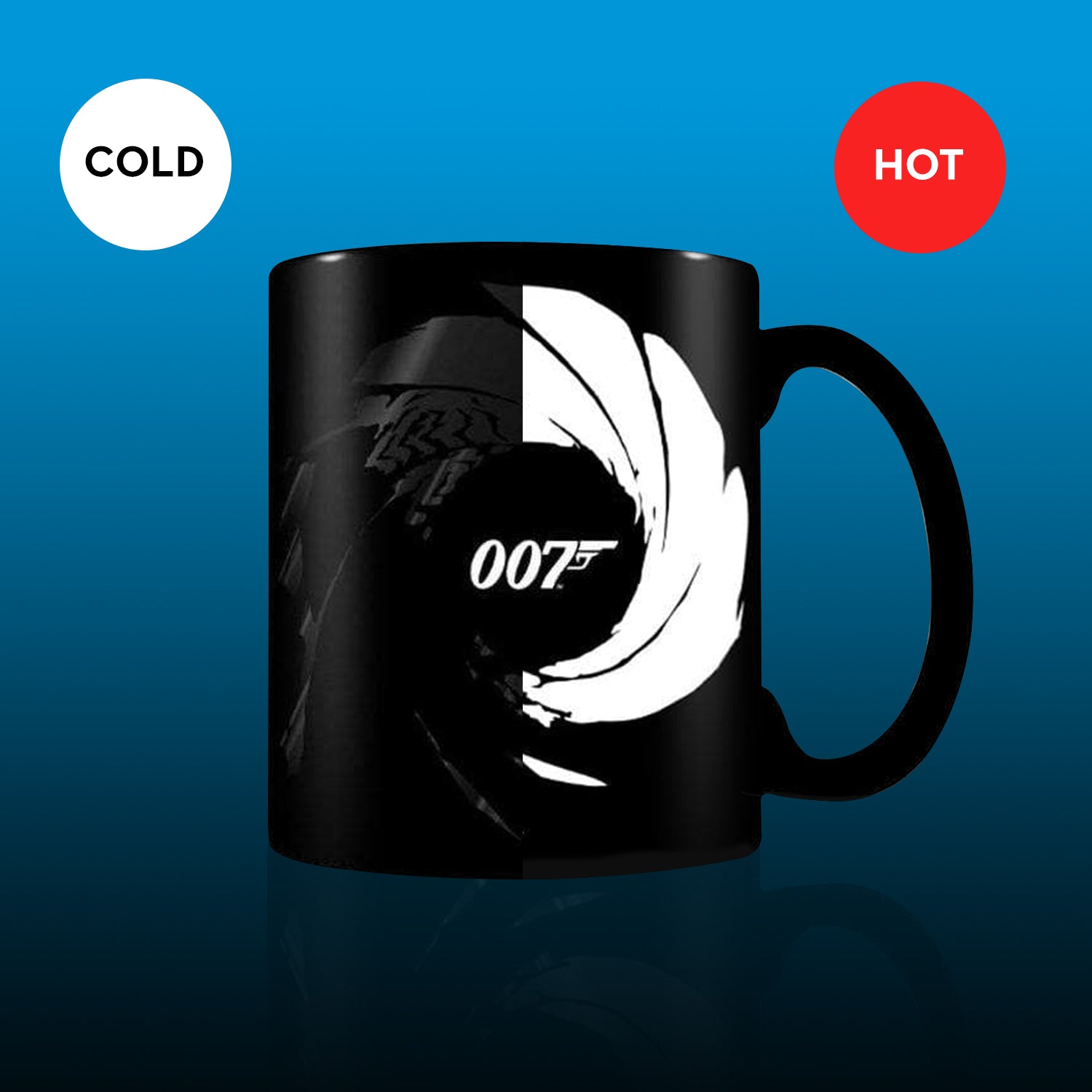 James Bond 007 Gun Barrel Heat Change Mug