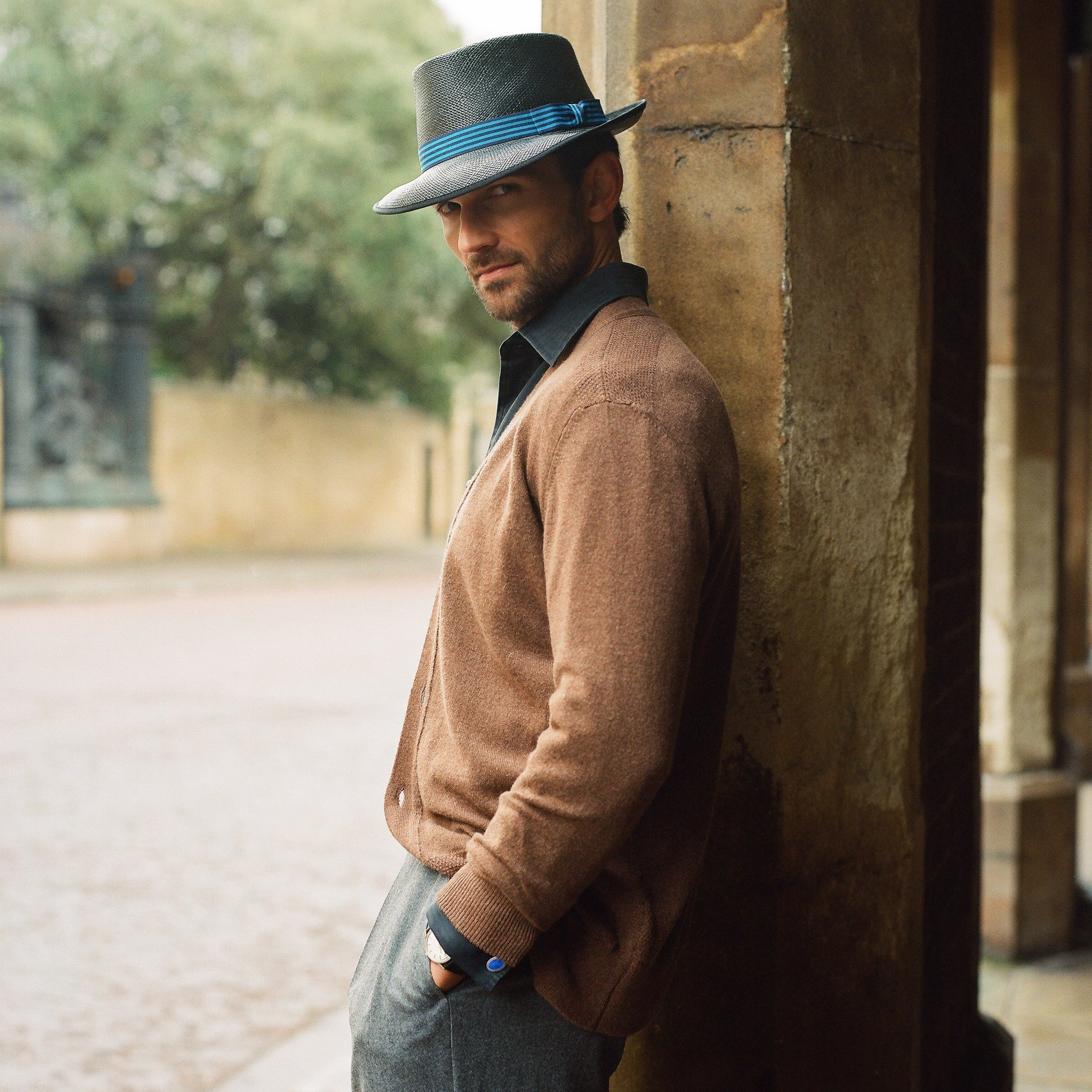 The James Bond Stoke Panama Trilby Hat - Goldfinger Edition - by Lock & Co.