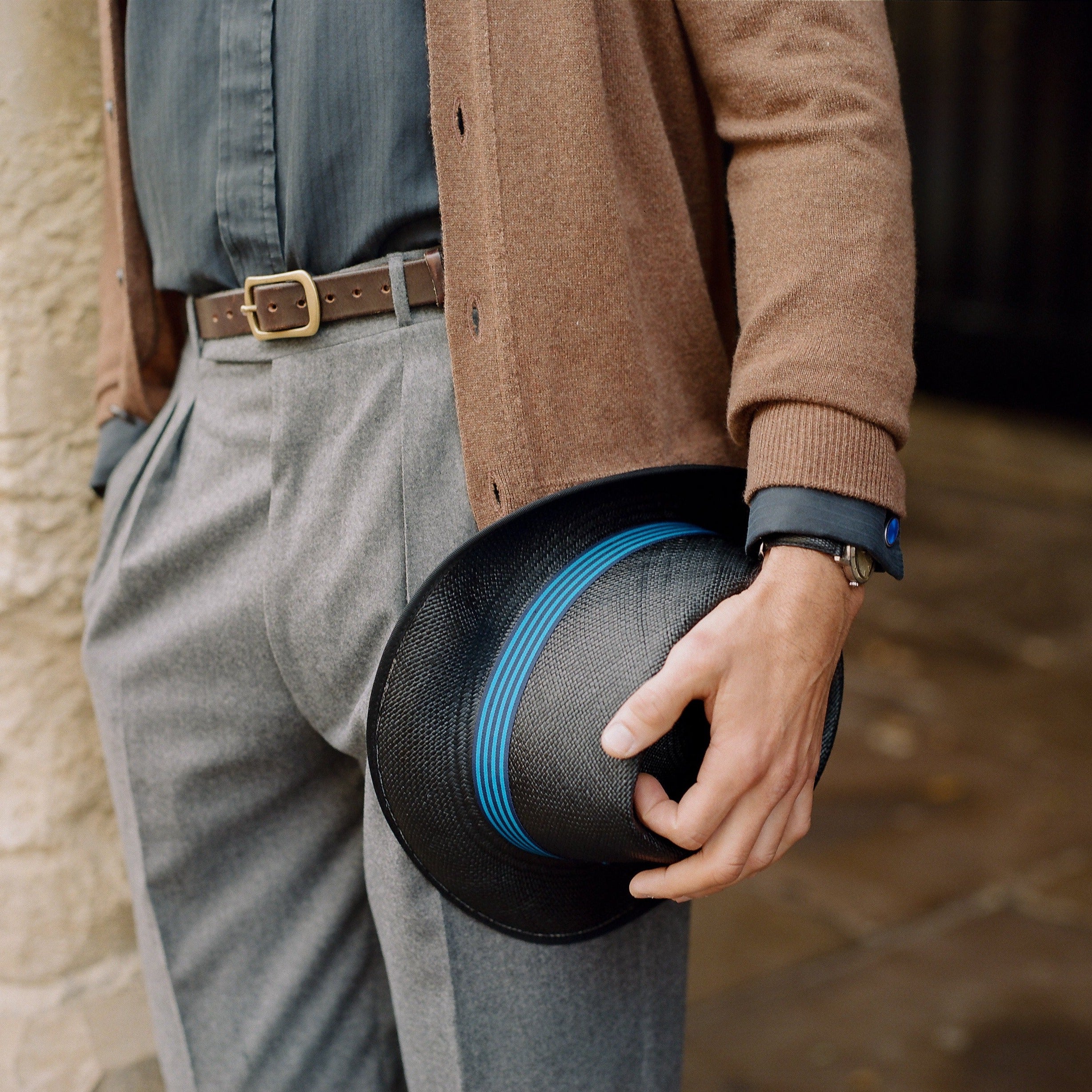 The James Bond Stoke Panama Trilby Hat - Goldfinger Edition - by Lock & Co.