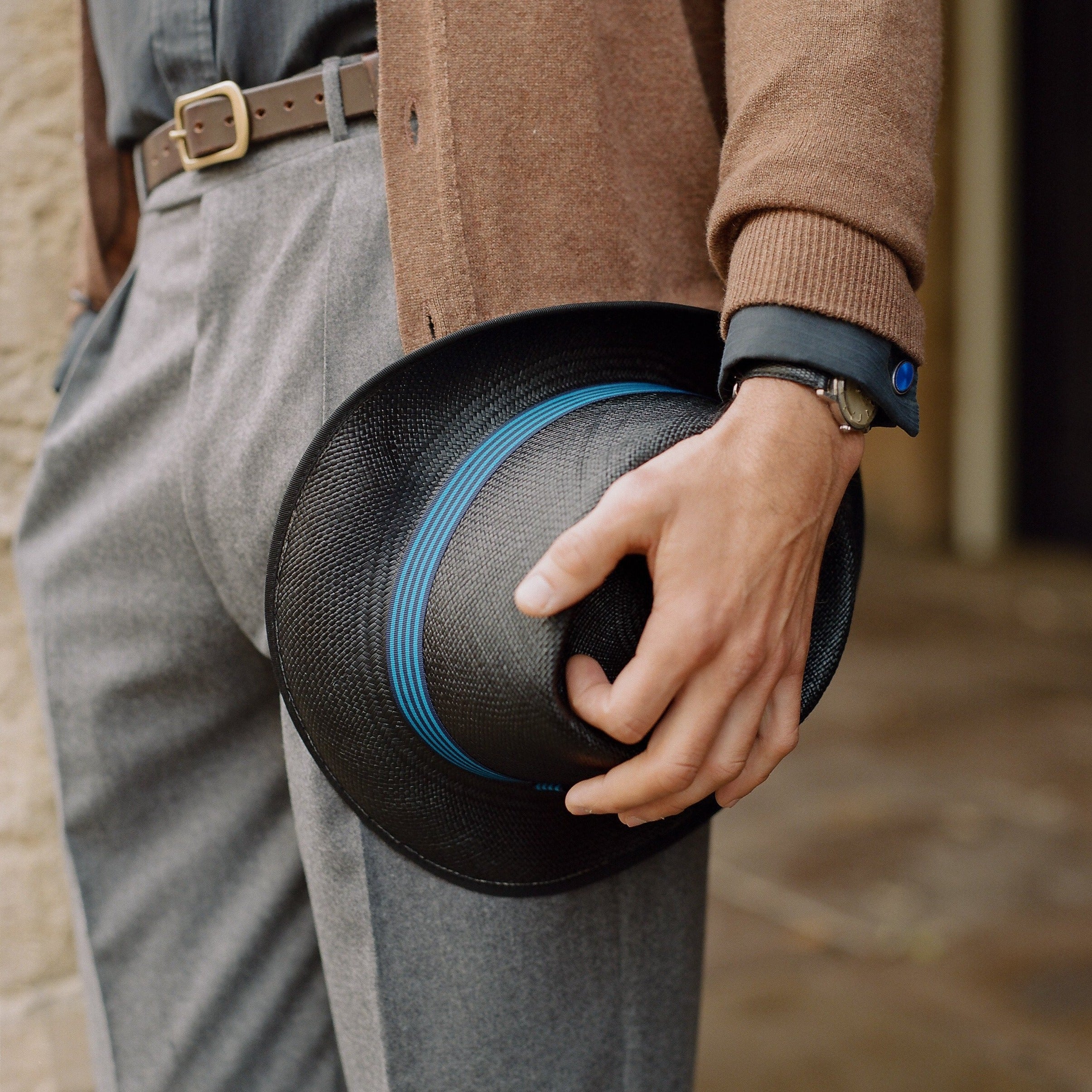 The James Bond Stoke Panama Trilby Hat - Goldfinger Edition - by Lock & Co.