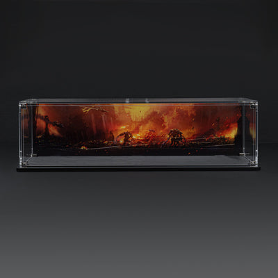 Display Case for Warhammer® Squad with Endless War Background