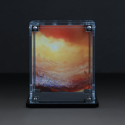 Display Case for Warhammer® Miniature with Eternal Conflict Background