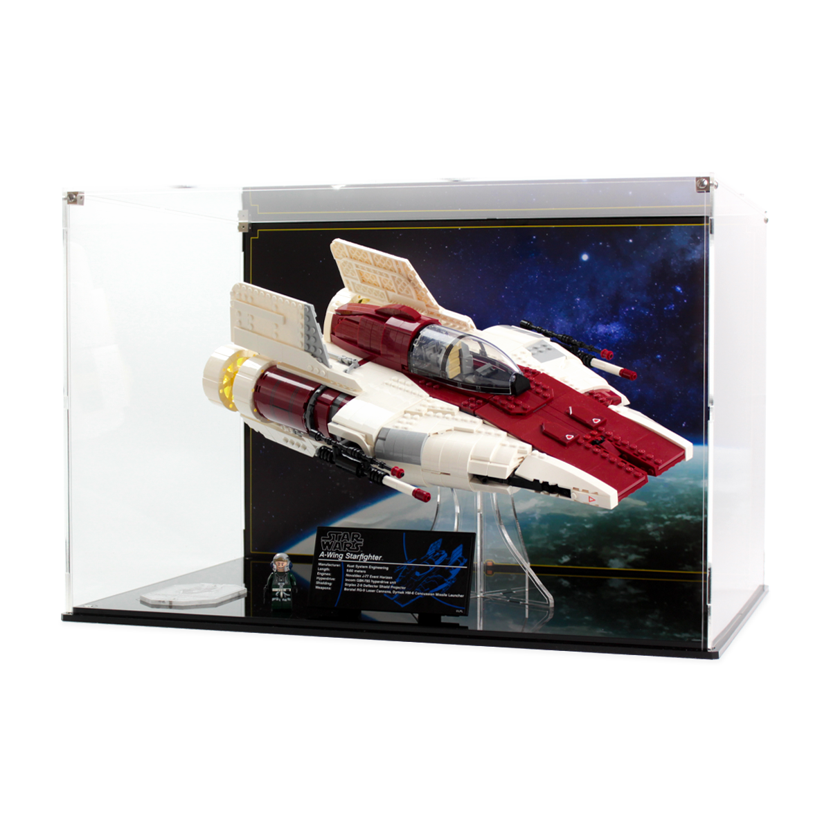 Display Case for LEGO® Star Wars™ UCS A-Wing (75275)