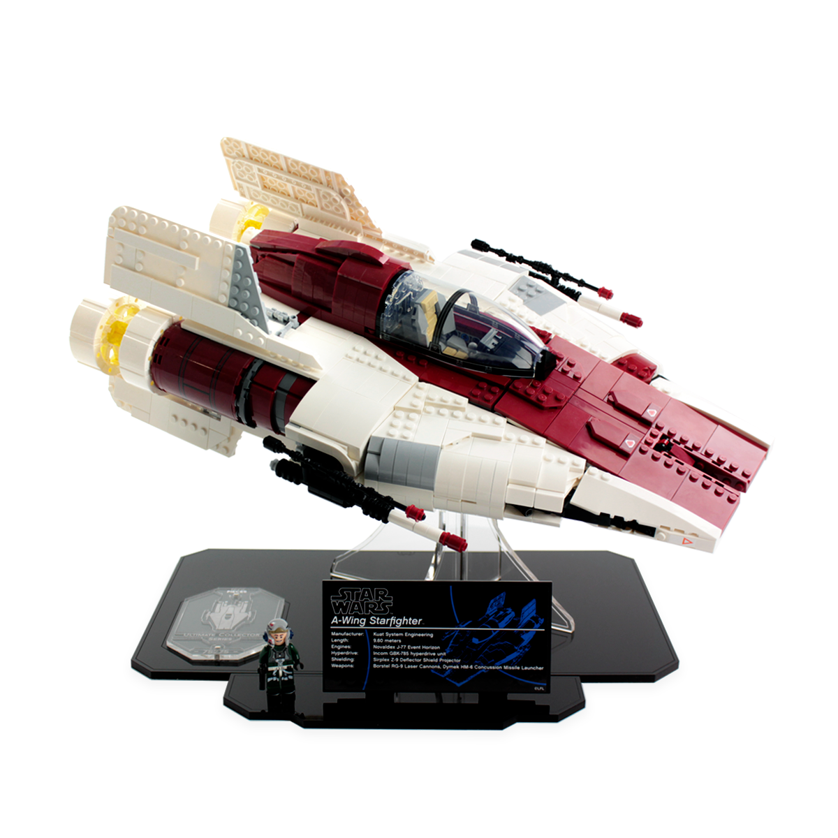 Display Stand for LEGO® Star Wars™ UCS A-Wing (75275)