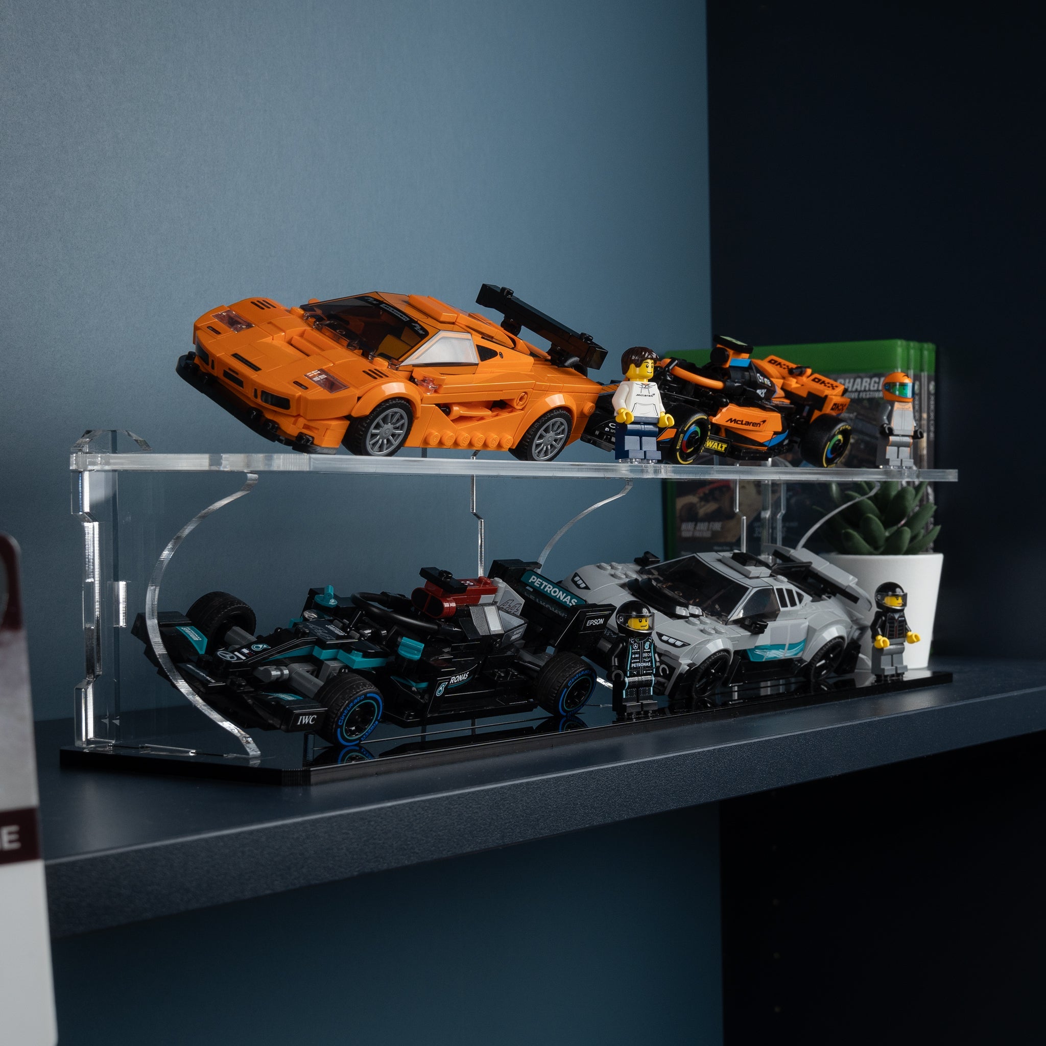 Display Stand for 4x LEGO® Speed Champions Cars (2x2)