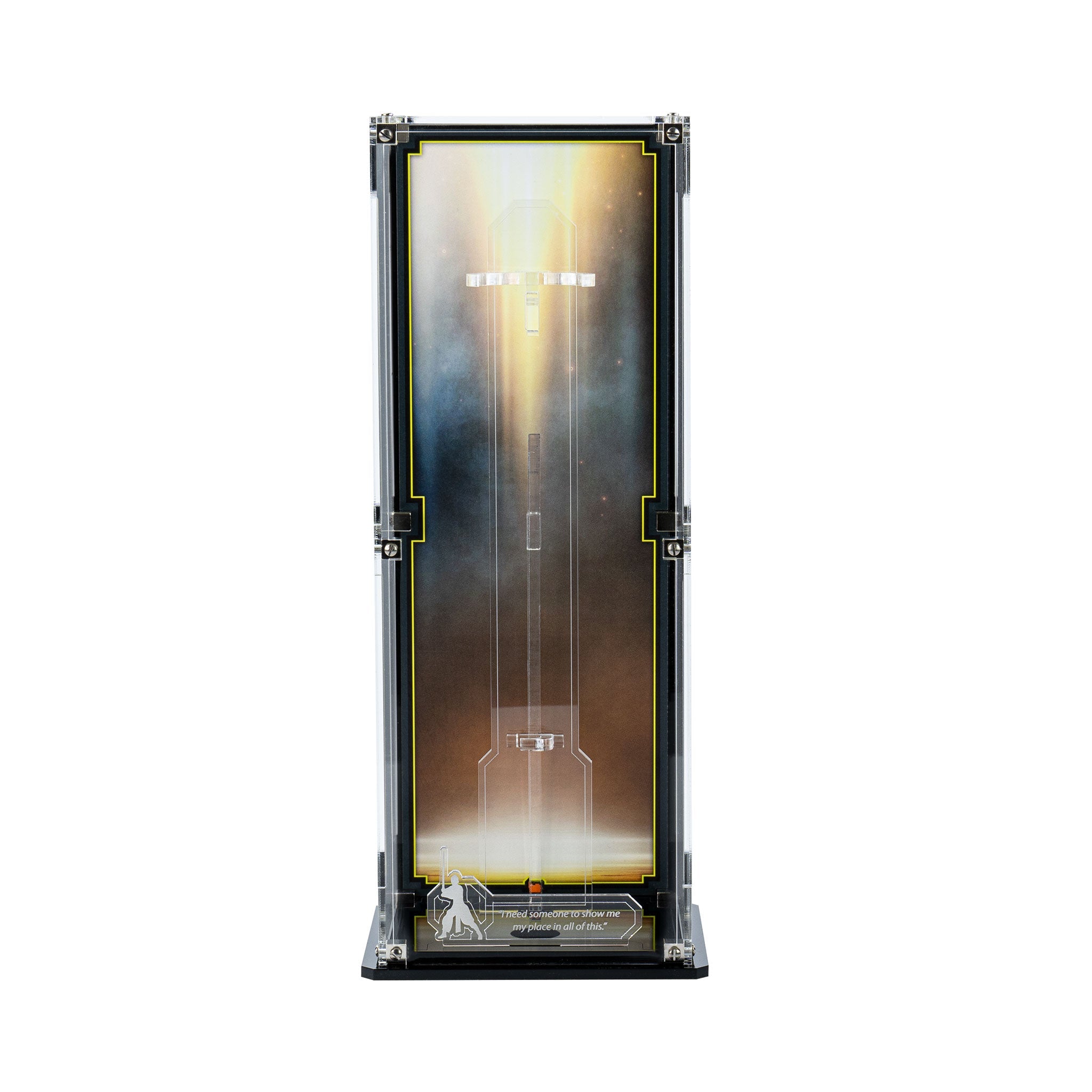 Display Case for Star Wars™ Black Series Rey Skywalker Lightsaber