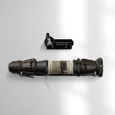 Wall Mounted Display Stand for Star Wars™ Black Series Rey Skywalker Lightsaber