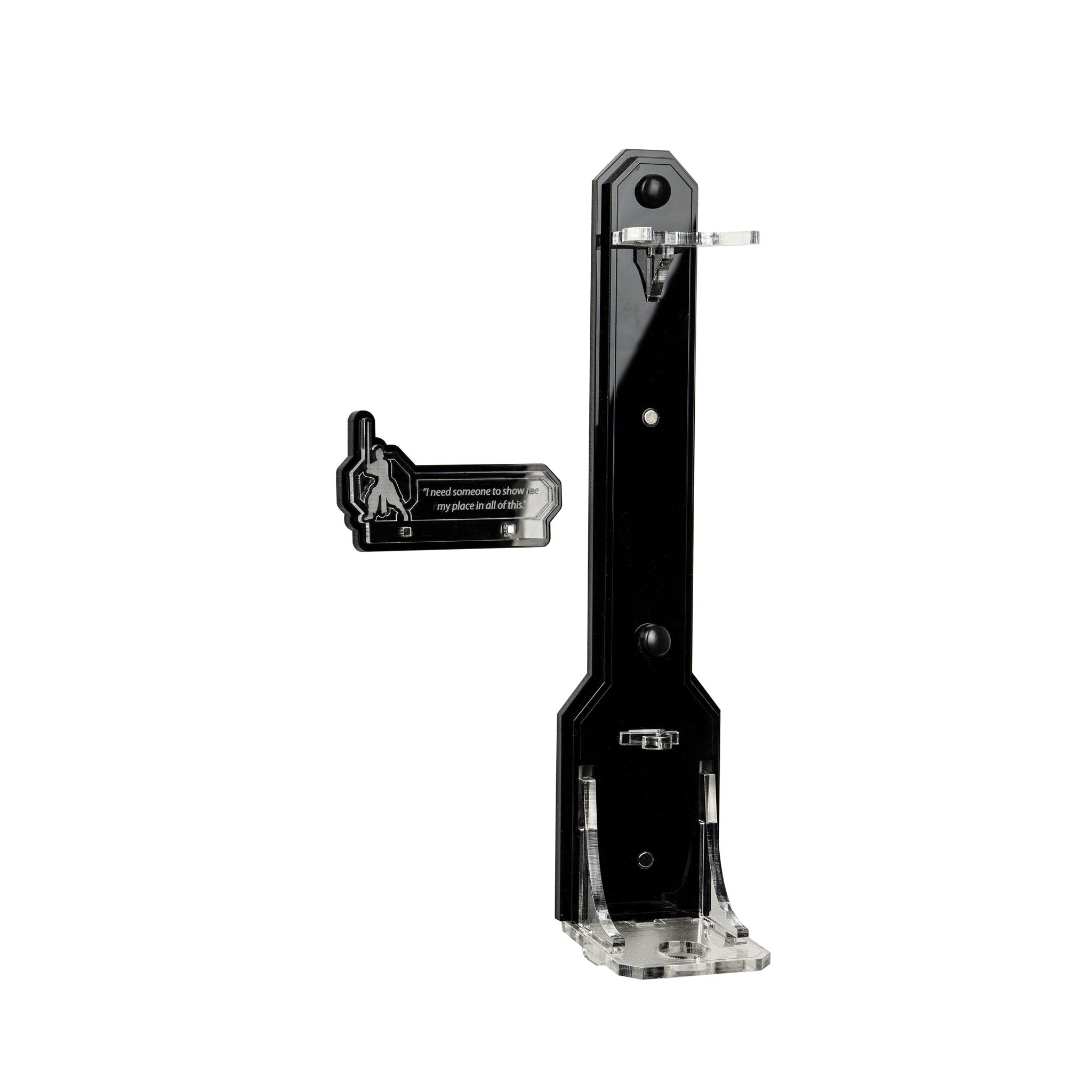 Wall Mounted Display Stand for Star Wars™ Black Series Rey Skywalker Lightsaber