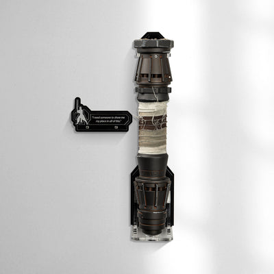 Wall Mounted Display Stand for Star Wars™ Black Series Rey Skywalker Lightsaber