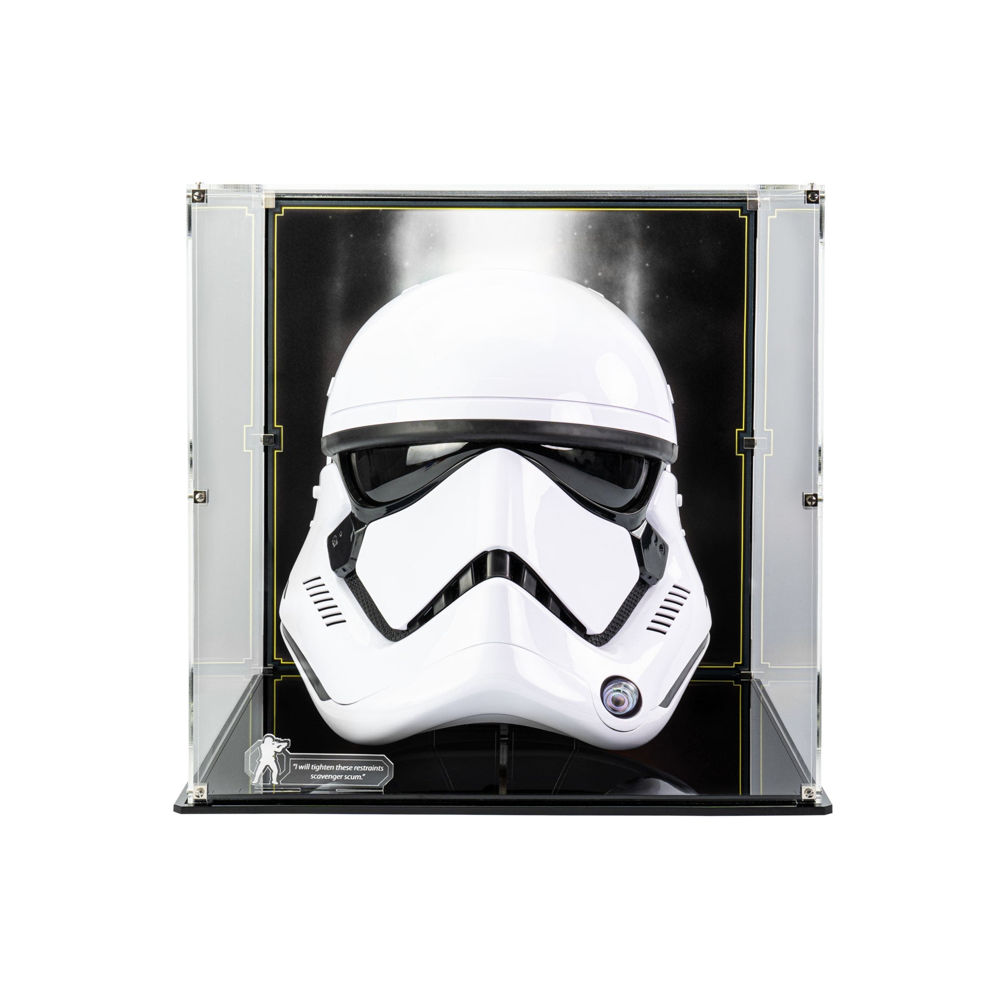 Display Case for Star Wars™ Black Series First Order Stormtrooper Helmet