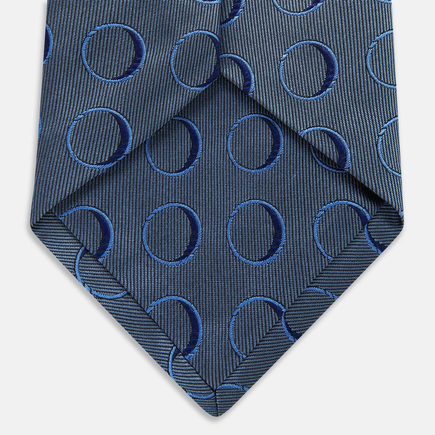 James Bond Circle Silk Tie - Die Another Day Edition - By Turnbull & Asser