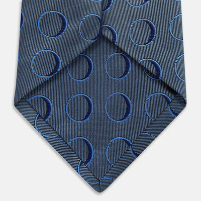 James Bond Circle Silk Tie - Die Another Day Edition - By Turnbull & Asser