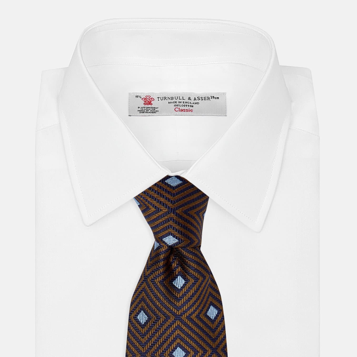 James Bond Squares Silk Tie - Tomorrow Never Dies Edition - By Turnbull & Asser
