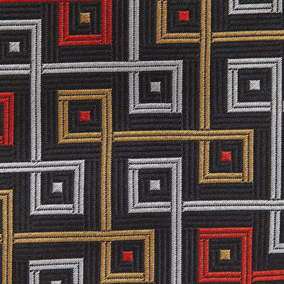 James Bond Geo Squares Silk Tie - The World Is Not Enough Edition - By Turnbull & Asser