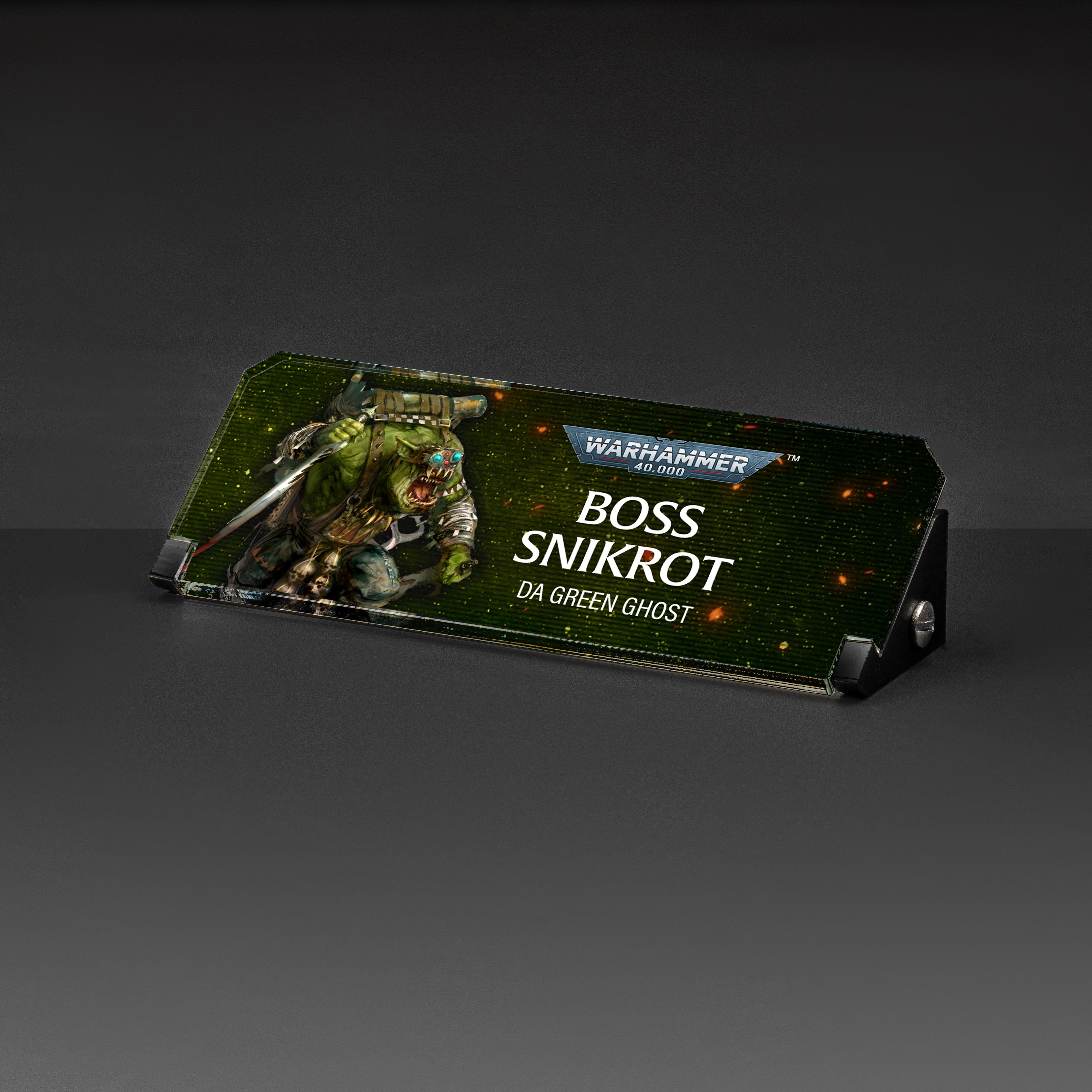 Plaques for Warhammer® 40,000 Orks Miniatures