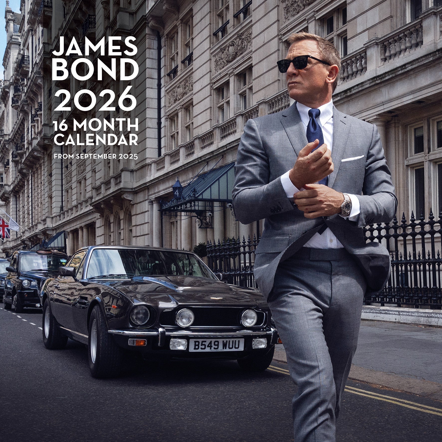 James Bond 2026 Wall Calendar (Outlet Item)