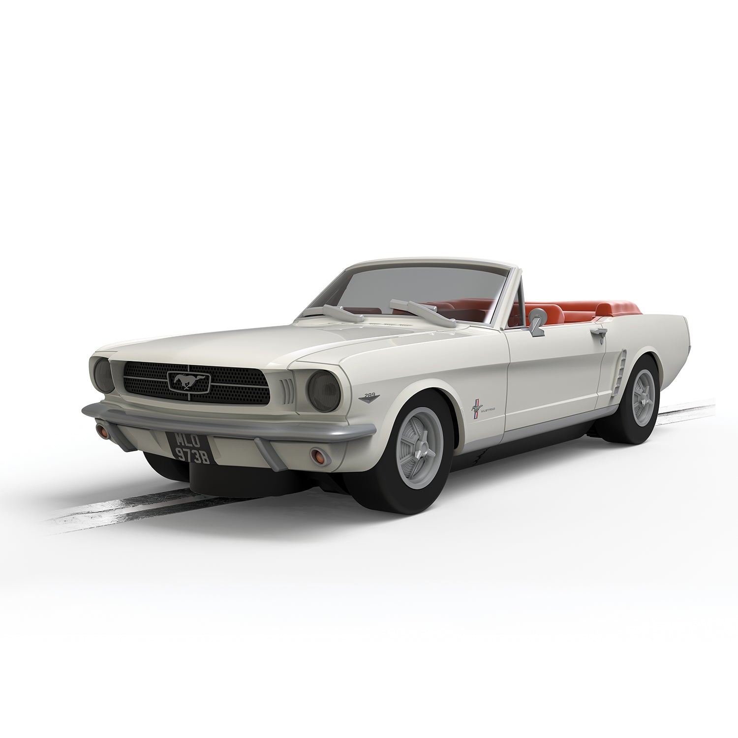 Scalextric James Bond Ford Mustang Convertible Slot Car - Goldfinger Edition