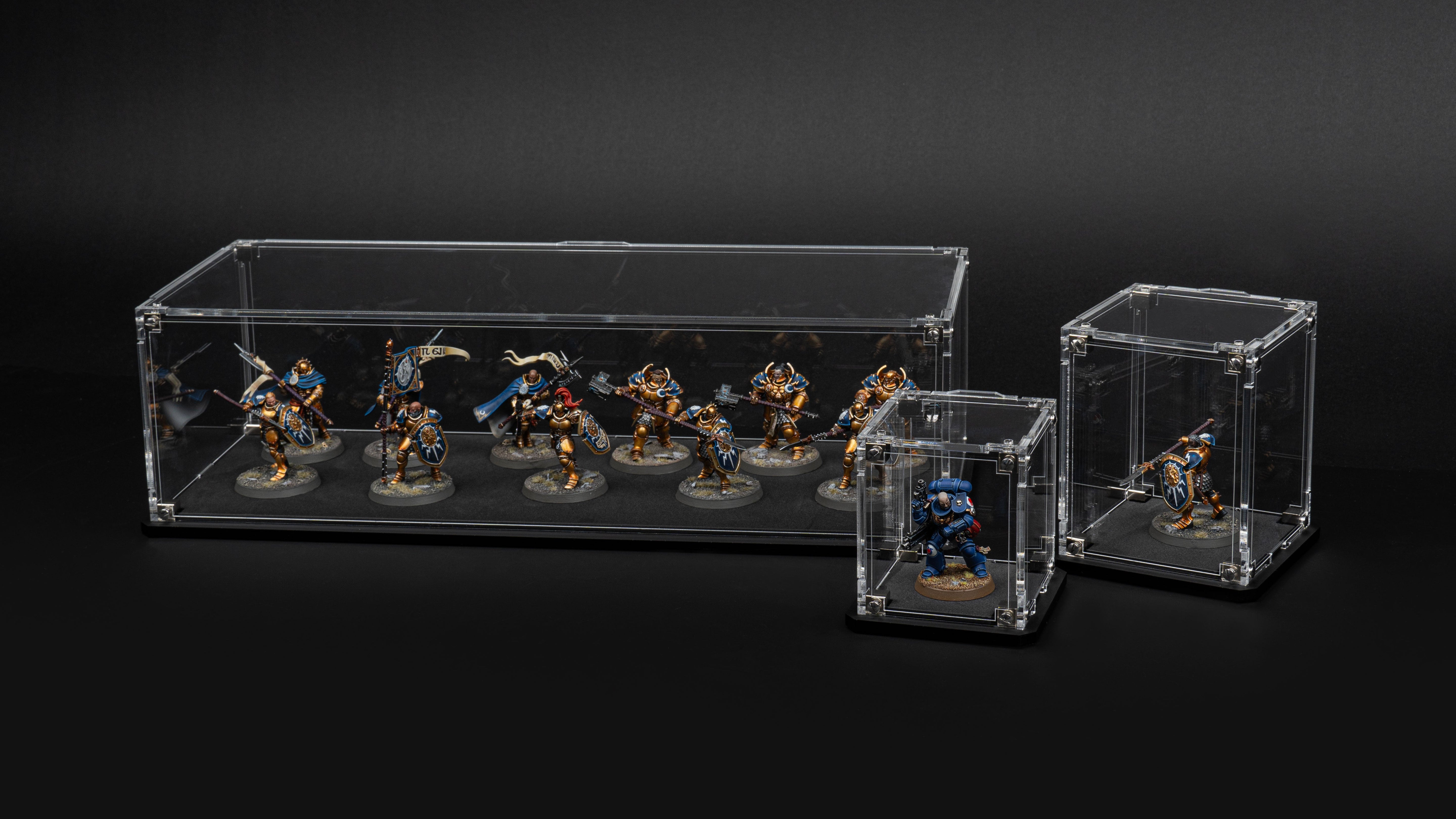 Display Case for Warhammer® Miniature with Clear Background