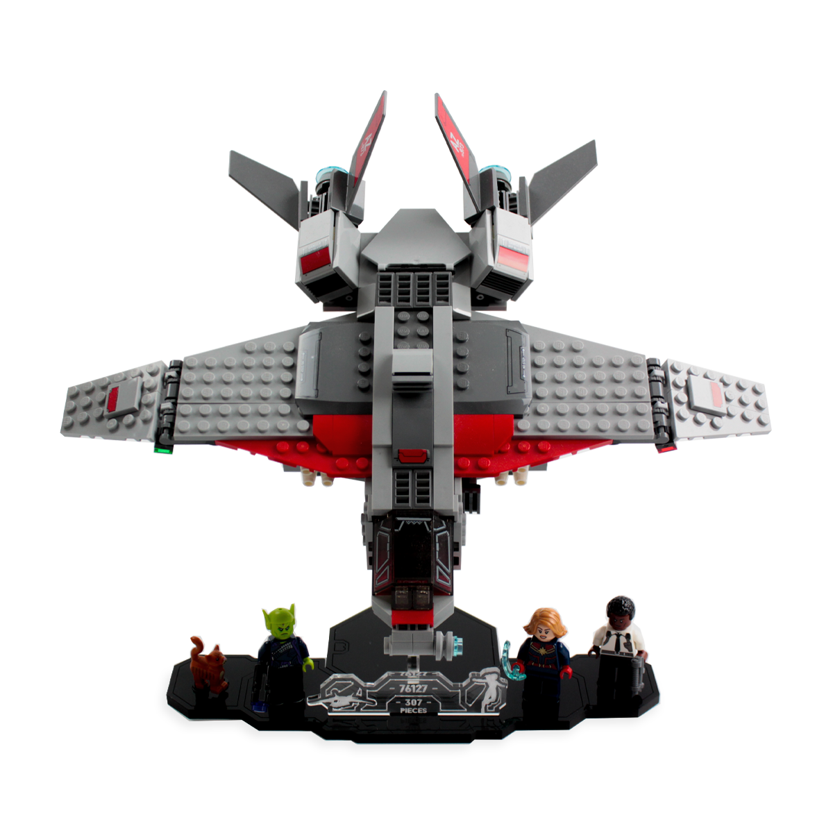 Display Stand for LEGO® Marvel: Captain Marvel and the Skrull Attack (76127)