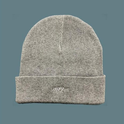James Bond 007 Embroidered Beanie - Grey Edition